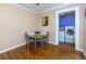 Dining nook with access to the laundry area and a view of the appliances at 6596 Wright Rd, Atlanta, GA 30328
