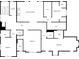 Detailed floor plan showcasing the layout of bedrooms, bathrooms, closets, laundry, and hallways within the home at 1965 Carlotta Ct, Atlanta, GA 30345