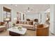 Inviting living room with neutral tones, plush seating, large windows and natural light at 1965 Carlotta Ct, Atlanta, GA 30345