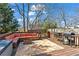 Inviting back deck featuring comfortable seating, a grill, and stylish outdoor rug, perfect for entertaining at 949 Park Se Ave, Atlanta, GA 30315