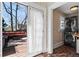 Laundry area featuring a stackable washer and dryer and view of the outdoor deck seating at 949 Park Se Ave, Atlanta, GA 30315