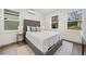 Bright bedroom features a large bed, stylish furnishings and ample natural light at 2664 Brown Nw St, Atlanta, GA 30318