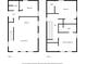 Floor plan diagram featuring both floors of the home layout at 2664 Brown Nw St, Atlanta, GA 30318