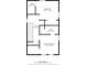 Detailed floor plan showcasing bedroom, primary bedroom, baths, hall, and total square footage at 2664 Brown Nw St, Atlanta, GA 30318