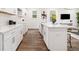 Bright, modern kitchen with white cabinetry and sleek countertops at 2664 Brown Nw St, Atlanta, GA 30318