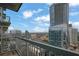 Spacious balcony offering panoramic views of the city skyline and nearby buildings at 3324 Peachtree Ne Rd # 2903, Atlanta, GA 30326