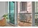 Balcony view showcases a modern high-rise building and city landscape at 3324 Peachtree Ne Rd # 2903, Atlanta, GA 30326