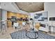 Open concept living and kitchen area with modern decor and stainless steel appliances at 3324 Peachtree Ne Rd # 2903, Atlanta, GA 30326