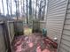 Backyard features brick patio at 3998 Elm St, Atlanta, GA 30341