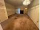 Living room with a fireplace and sliding glass door leading to the backyard at 3998 Elm St, Atlanta, GA 30341