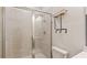 Modern bathroom featuring a large shower, decorative hooks and a sleek toilet offering a functional space at 1570 Halbrook Pl, Marietta, GA 30008