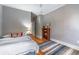 Bedroom featuring hardwood floors, a patterned rug, and neutral wall color at 825 Highland Ln # 1105, Atlanta, GA 30306