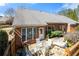 Lovely stone patio with outdoor seating, ideal for entertaining or enjoying quiet moments outside at 2330 Ventana Xing # 10, Marietta, GA 30062