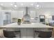 Gourmet kitchen with large island, stainless appliances and pendant lighting at 105 City View Ne Ct, Atlanta, GA 30308