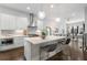 Gourmet kitchen with island and stainless steel appliances at 105 City View Ne Ct, Atlanta, GA 30308