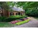 Elegant brick townhome with a charming balcony, surrounded by lush landscaping and a brick driveway at 24308 Plantation Ne Dr, Atlanta, GA 30324