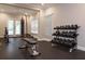A well-equipped gym featuring weights and workout equipment, offering residents a convenient fitness space at 24308 Plantation Ne Dr, Atlanta, GA 30324