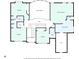 Detailed floor plan showcasing the layout of the bedrooms, bathrooms, and primary rooms of the house at 235 Rippling Nw Dr, Marietta, GA 30064