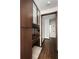 Hallway with custom cabinetry with wood finish in this modern home at 437 Hollydale Nw Ct, Atlanta, GA 30342