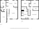 Floor plan of the first and second floors of the home at 900 Melrose Park Pl, Lawrenceville, GA 30044