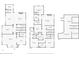 Floor plans for first and second floors and basement levels at 239 E Wesley Ne Rd, Atlanta, GA 30305