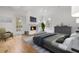 Spacious main bedroom featuring a fireplace, neutral tones, and access to a private balcony, creating a relaxing retreat at 239 E Wesley Ne Rd, Atlanta, GA 30305