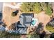 Overhead view of home with pool and long driveway, surrounded by mature trees on large lot at 330 Todwick Dr, Roswell, GA 30075