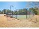 Well-maintained tennis court surrounded by lush greenery, offering a great amenity for active residents at 9225 Wilshire Pl, Cumming, GA 30028