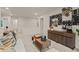 Second floor living room features stylish decor and plenty of space at 8523 Poston Place Lot 132, Douglasville, GA 30134