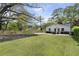 This landscaped backyard has a privacy fence at 1272 Hardee Ne St, Atlanta, GA 30307