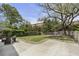 A lovely fenced backyard with nice patio and large trees at 1272 Hardee Ne St, Atlanta, GA 30307