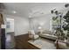 Inviting living room with hardwood floors, neutral decor, and modern finishes at 1272 Hardee Ne St, Atlanta, GA 30307
