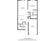 Floorplan layout featuring a kitchen, living room, primary bedroom and garage totaling 1523 sq ft at 28 Eagle Glen Ne Dr, Cartersville, GA 30121