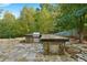 Outdoor kitchen featuring a built-in grill and counter space perfect for entertaining at 56 Ruth Way, Douglasville, GA 30134