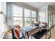 Breakfast nook filled with light, cozy seating, and direct access to an outdoor patio at 944 Cherokee Se Ave, Atlanta, GA 30315