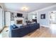 Stylish living room featuring hardwood floors, fireplace, and open layout perfect for entertaining and relaxing at 944 Cherokee Se Ave, Atlanta, GA 30315