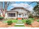 Charming craftsman home with a manicured front yard and inviting blue door at 15 Northwood Ne Ave, Atlanta, GA 30309