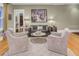 Beautifully staged living room with neutral tones, hardwood floors, and a decorative center table at 15 Northwood Ne Ave, Atlanta, GA 30309