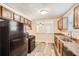 Efficient kitchen featuring updated appliances, generous counter space and sleek cabinetry at 1383 Almont Sw Dr, Atlanta, GA 30310