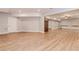 A finished basement featuring neutral walls, recessed lighting, and modern flooring creating an open space at 3621 Sutters Pond Way, Kennesaw, GA 30152