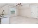 Bedroom featuring a desk, and window with white drapes and neutral paint at 3621 Sutters Pond Way, Kennesaw, GA 30152