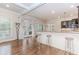 Bright dining area with breakfast bar, pendant lighting and access to outdoor patio at 3621 Sutters Pond Way, Kennesaw, GA 30152