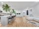 Bright living area featuring hardwood floors and modern, neutral-toned furniture at 875 Center Hill Nw Ave, Atlanta, GA 30318