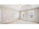 Large Primary bedroom featuring a tray ceiling, neutral paint and carpet at 4126 Dream Catcher Dr, Woodstock, GA 30189