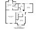 Detailed floor plan showcasing the layout of bedrooms, bathrooms, and living spaces at 4126 Dream Catcher Dr, Woodstock, GA 30189