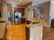 Spacious kitchen area with stainless steel appliances, granite countertops, and hardwood floors at 1272 Creekside Se Ter, Smyrna, GA 30082