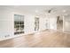 Bright and open living room with hardwood floors, natural light, and ceiling fan at 291 Lamplighter Se Ln, Marietta, GA 30067