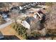 Overhead view showcasing the home's landscaping and surrounding community at 826 Shore Dr, Lithonia, GA 30058