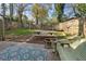 Outdoor space featuring a fenced yard, picnic tables, and seating area, perfect for gatherings at 1015 Michigan Nw Ave, Atlanta, GA 30314