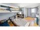 Spacious bedroom with unique bunk beds, a desk, and hardwood floors, perfect for a playful and functional space at 1015 Michigan Nw Ave, Atlanta, GA 30314